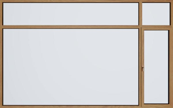 Wood Clad Aluminum Tilt & Turn Window