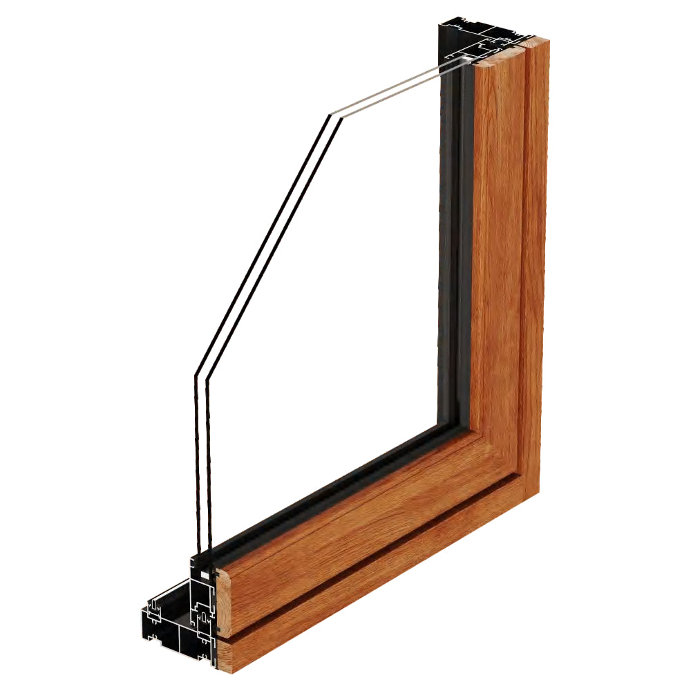 Wood Clad Aluminum Sliding Window