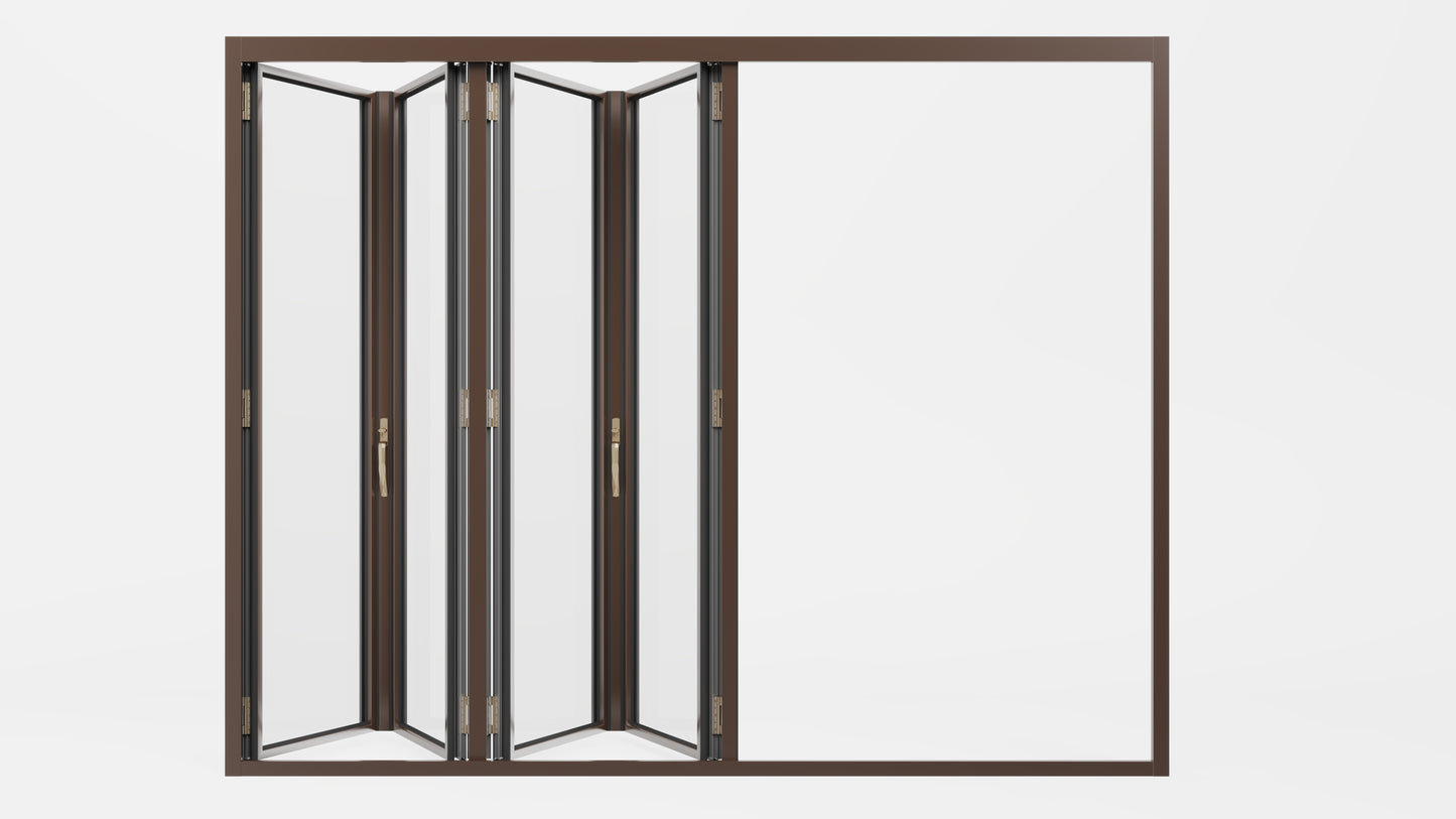 Wood Clad Aluminum Folding Door