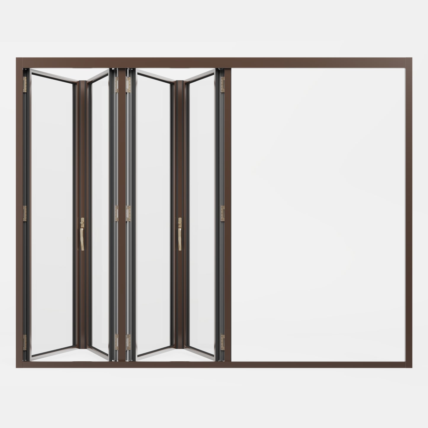 Wood Clad Aluminum Folding Door